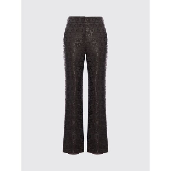 Fendi Pants Woman Brown